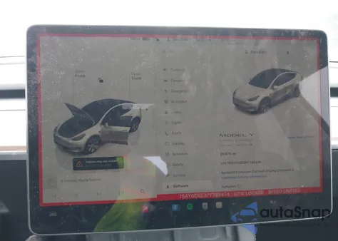 2023 Tesla Model Y Awd/Long Range Dual Motor All-Wheel Drive from USA, damaged, VIN 7SAYGDEE3PF788474